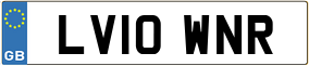 Truck License Plate